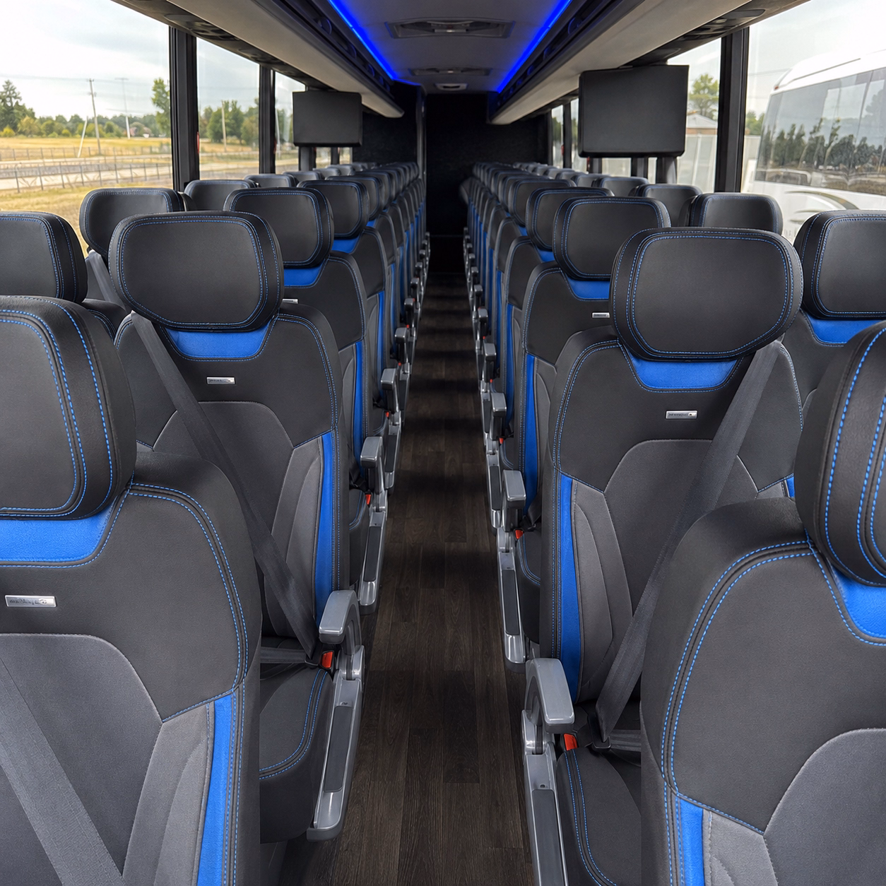 largo charter bus interior gallery