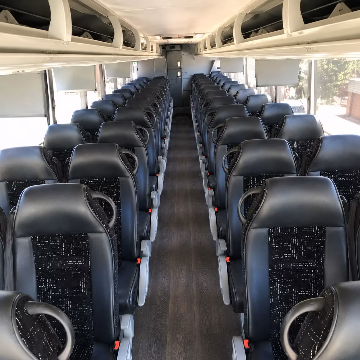 largo charter bus interior