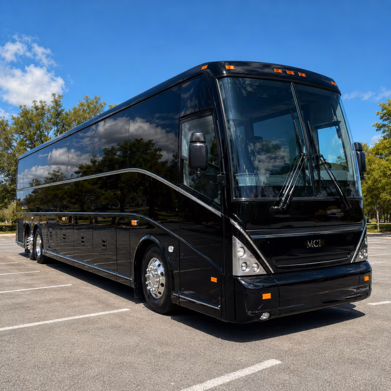 largo charter bus rental fleet