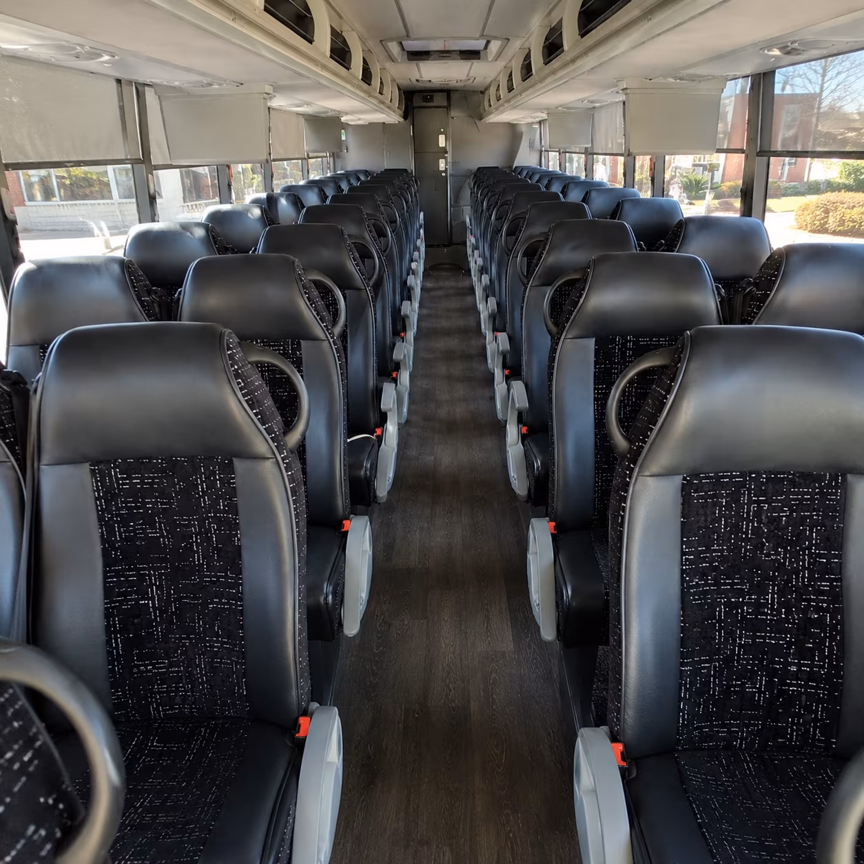 largo charter bus rental inside