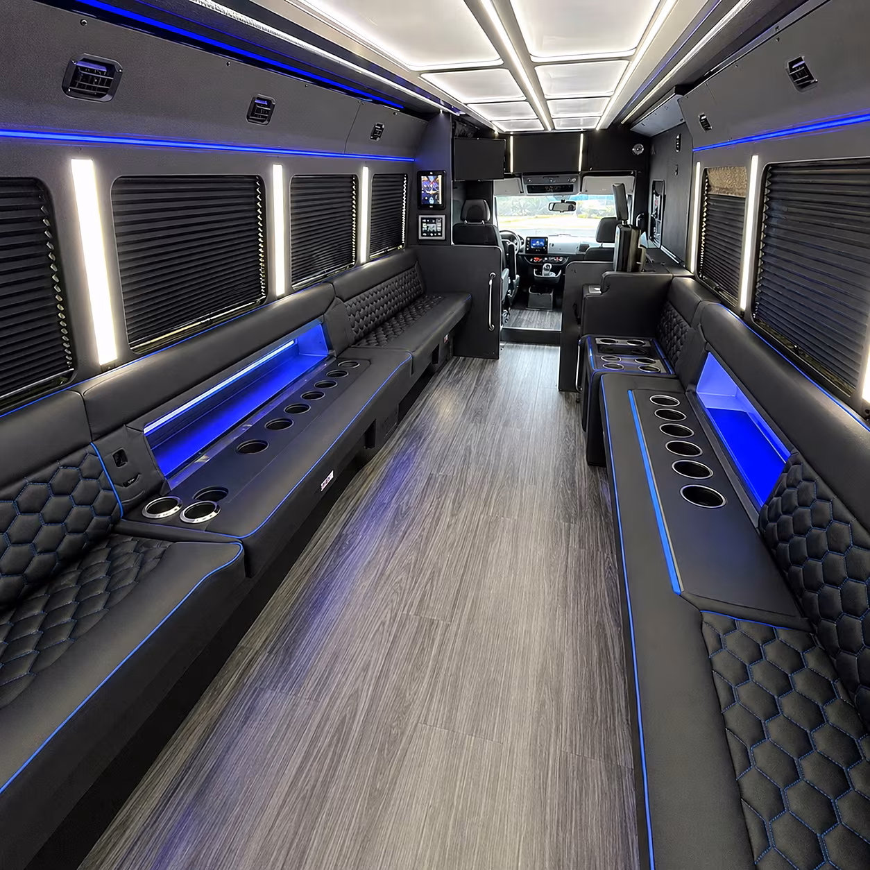 largo party bus rentals inside